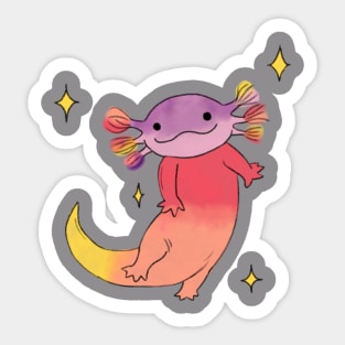 exalted axolotl Sticker